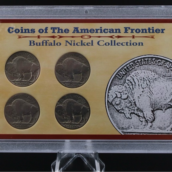 Coins of The American Frontier Buffalo Nickel Collection Dates 1930, 35, 36, 37 - Picture 2 of 16
